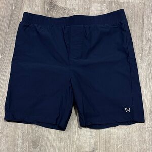 The Black Dog Dark Blue Athletic Shorts